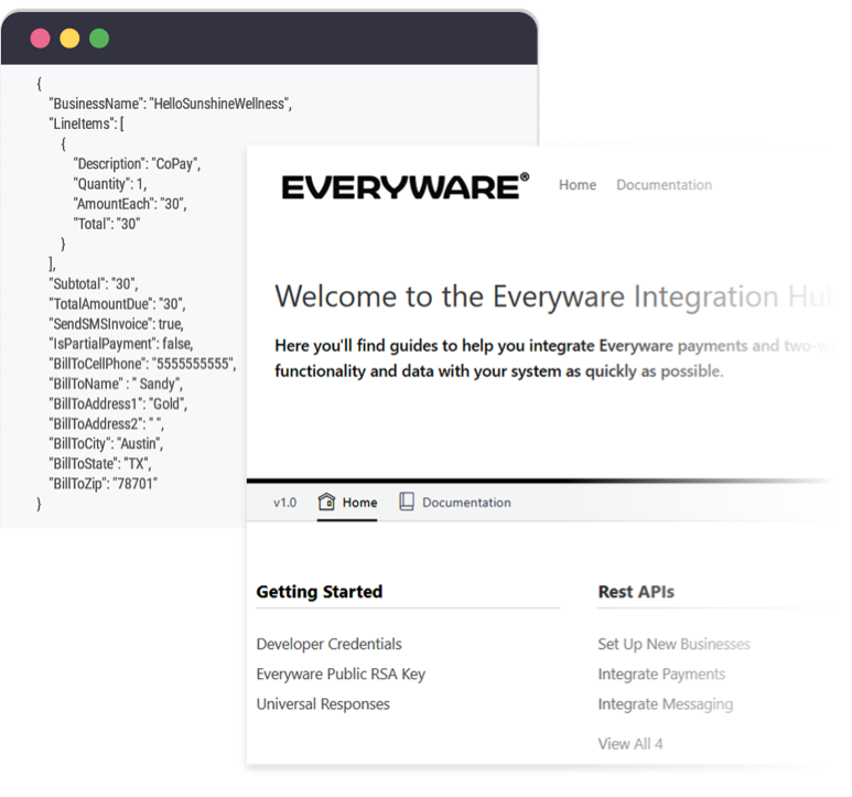 the Everyware developers hub